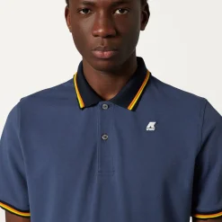 K-WAY Vince - Polo Shirts - Polo - Man - Blue Indigo Sale