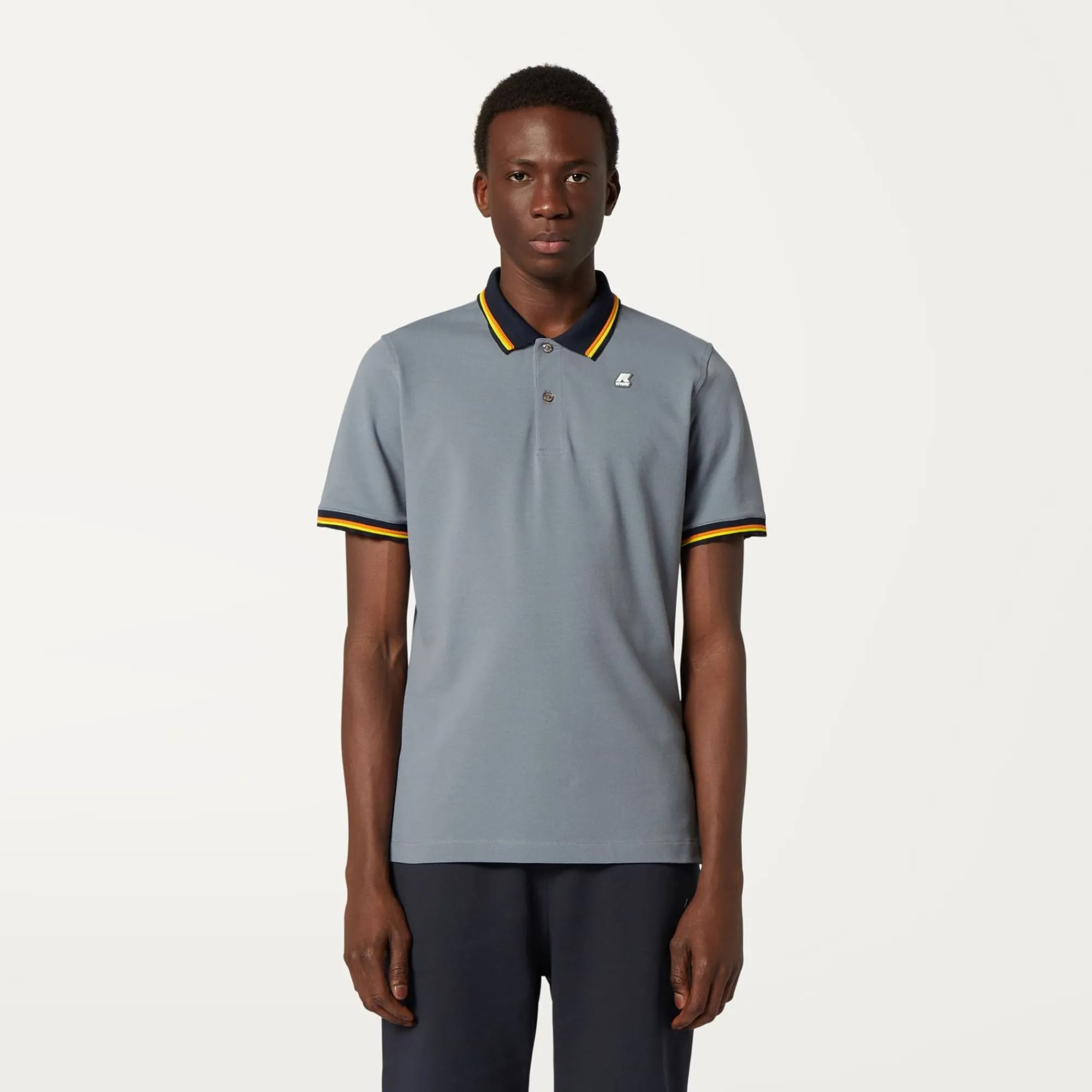 K-WAY Vince - Polo Shirts - Polo - Man - Grey Everest Online