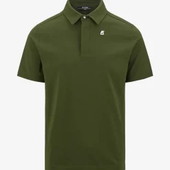 K-WAY Vincelle - Polo Shirts - Polo - Man - Green Cypress Shop