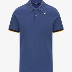 K-WAY Vincent - Polo Shirts - Polo - Man - Blue Fiord Best