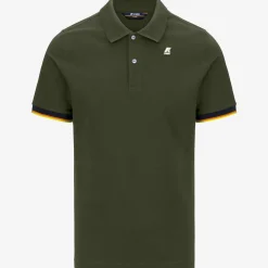 K-WAY Vincent - Polo Shirts - Polo - Man - Green Cypress Cheap