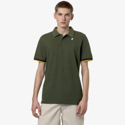 K-WAY Vincent - Polo Shirts - Polo - Man - Green Cypress Cheap
