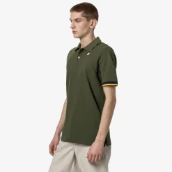 K-WAY Vincent - Polo Shirts - Polo - Man - Green Cypress Cheap