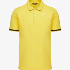 K-WAY Vincent - Polo Shirts - Polo - Man - Yellow Sunstruck Hot