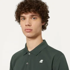 K-WAY Vincent - Polo Shirts - Polo - Man - Green Blackish Outlet