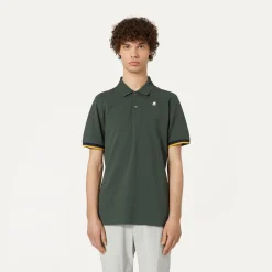K-WAY Vincent - Polo Shirts - Polo - Man - Green Blackish Outlet