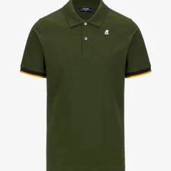 K-WAY Vincent - Polo Shirts - Polo - Man - Green Palm Fashion