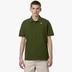 K-WAY Vincent - Polo Shirts - Polo - Man - Green Palm Fashion
