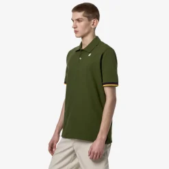 K-WAY Vincent - Polo Shirts - Polo - Man - Green Palm Fashion