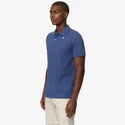 K-WAY Vinnie - Polo Shirts - Polo - Man - Blue Fiord Shop