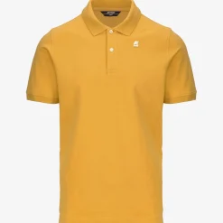 K-WAY Vinnie - Polo Shirts - Polo - Man - Yellow Mimosa Clearance
