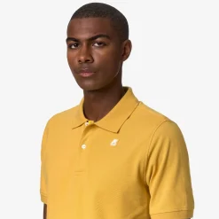 K-WAY Vinnie - Polo Shirts - Polo - Man - Yellow Mimosa Clearance