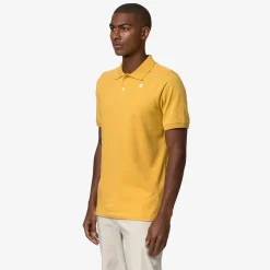 K-WAY Vinnie - Polo Shirts - Polo - Man - Yellow Mimosa Clearance