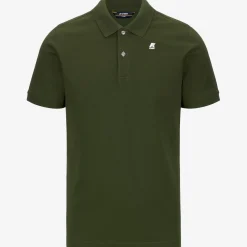 K-WAY Vinnie - Polo Shirts - Polo - Man - Green Cypress Cheap