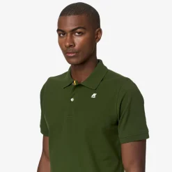 K-WAY Vinnie - Polo Shirts - Polo - Man - Green Cypress Cheap