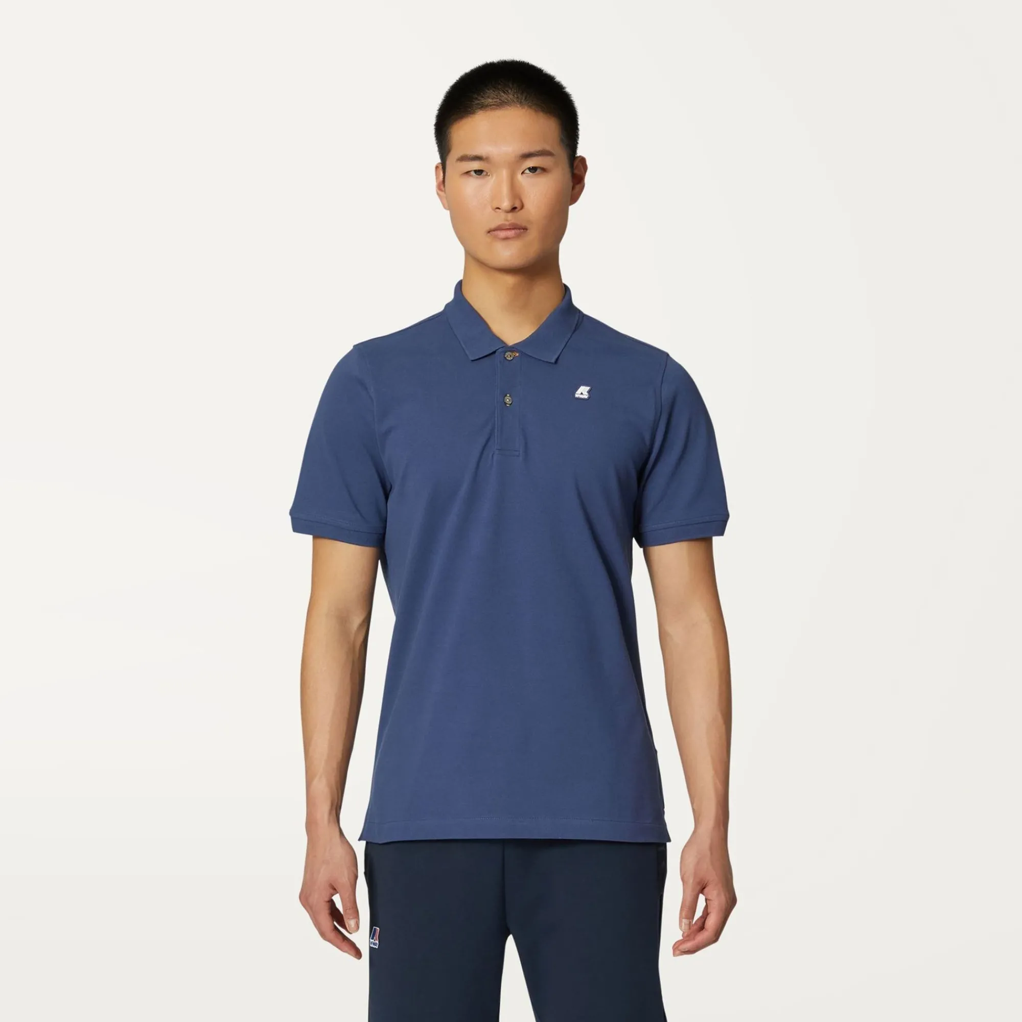 K-WAY Vinnie - Polo Shirts - Polo - Man - Blue Indigo Store