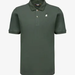 K-WAY Vinnie - Polo Shirts - Polo - Man - Green Blackish Outlet