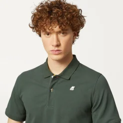 K-WAY Vinnie - Polo Shirts - Polo - Man - Green Blackish Outlet