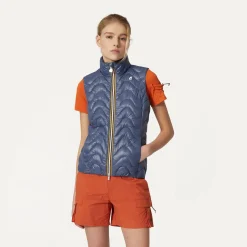K-WAY Viole Quilted Warm - Jackets - Short - Woman - Blue Indigo Online