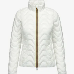 K-WAY Violette Quilted Warm - Jackets - Short - Woman - White Clearance