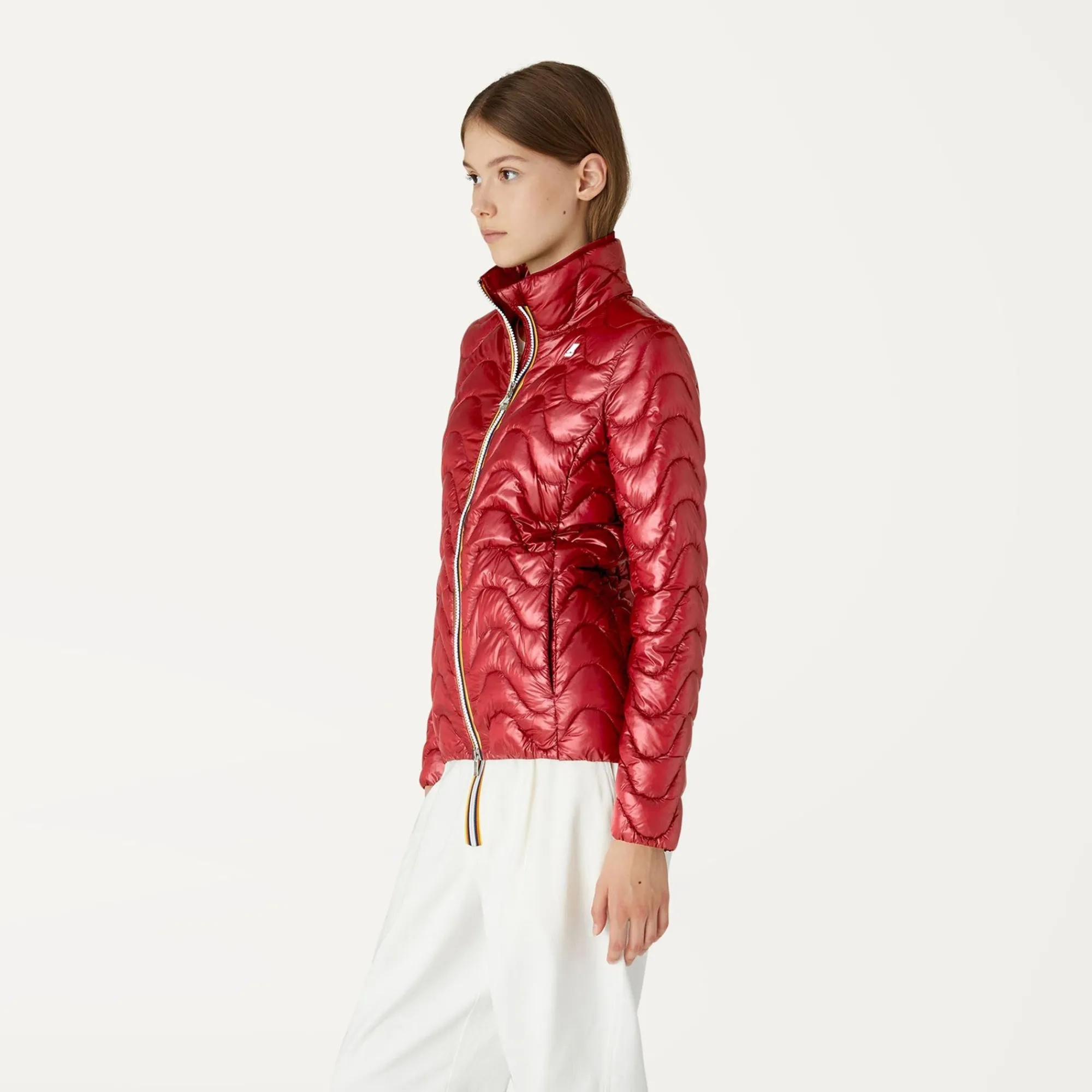 K-WAY Violette Quilted Warm - Jackets - Short - Woman - Red Dk Tomato Best