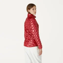 K-WAY Violette Quilted Warm - Jackets - Short - Woman - Red Dk Tomato Best