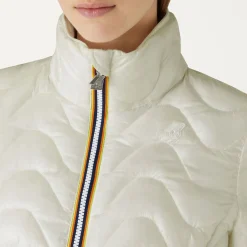 K-WAY Violette Quilted Warm - Jackets - Short - Woman - White Milk Online
