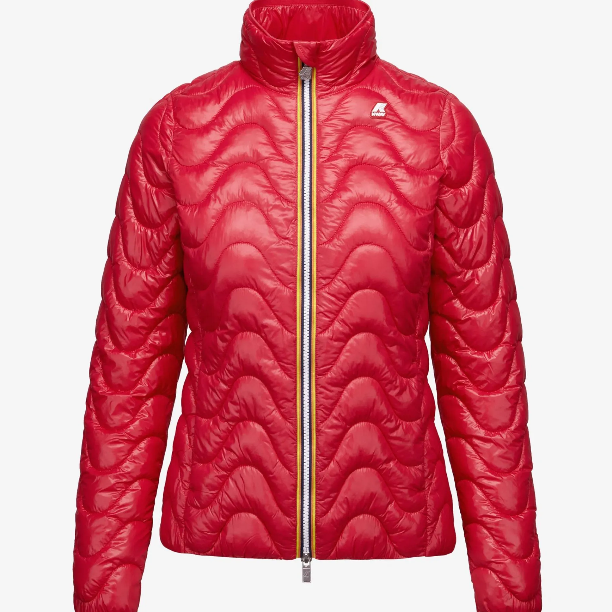 K-WAY Violette Quilted Warm - Jackets - Short - Woman - Red Berry Clearance