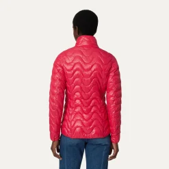 K-WAY Violette Quilted Warm - Jackets - Short - Woman - Red Berry Clearance