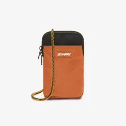 K-WAY Vitree - Small Accessories - Phoneholder - Unisex - Orange Rust Flash Sale